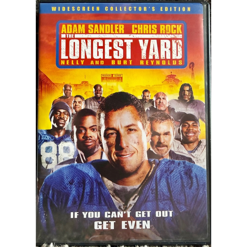 Paramount The Longest Yard DVD Excellent Adam Sandler 2005